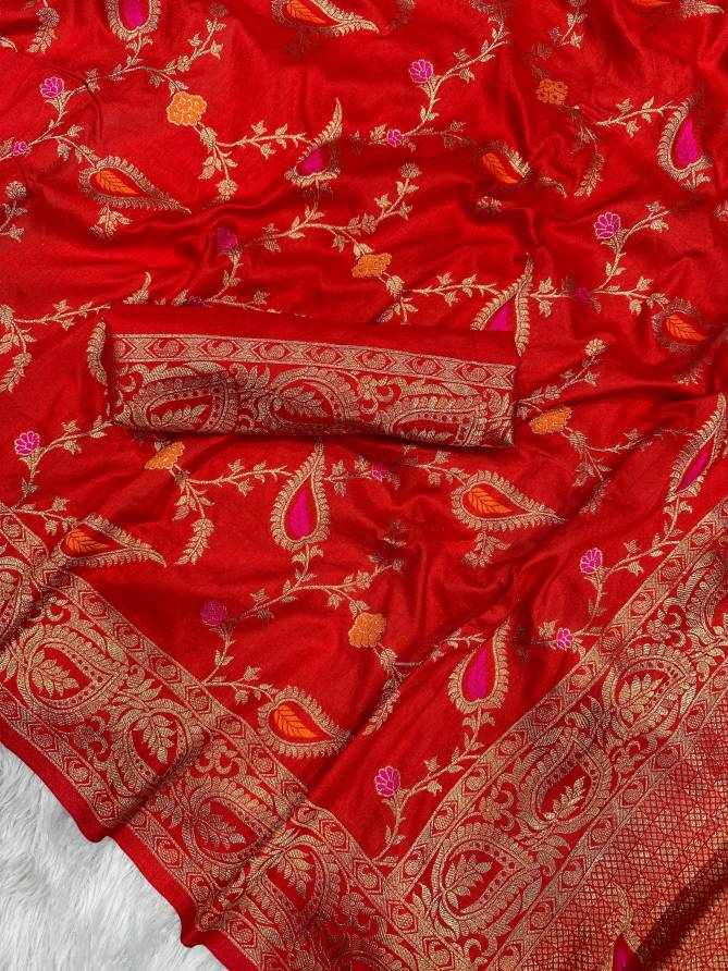 LC 114 By Laabh Designer Pure Khadi Crepe Silk Sarees Wholesale Market In Surat